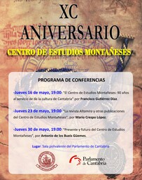 "La revista Altamira y otras publicaciones del Centro de Estudios Montañeses", conferencia