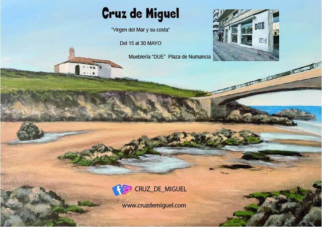 Exposición de pintura "Virgen del Mar y su Costa”, de Cruz de Miguel