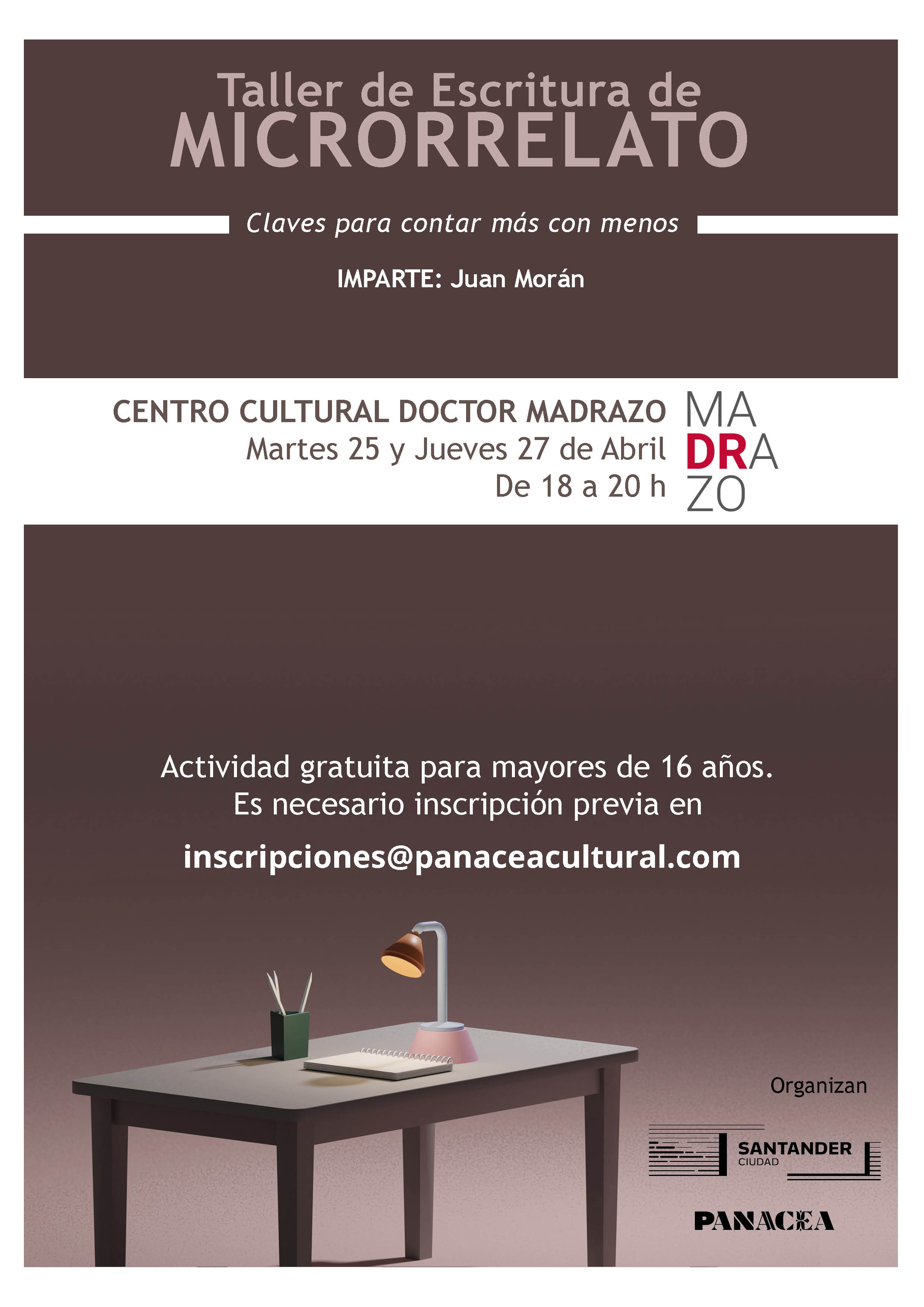 Taller De Escritura De Microrrelato Santander Creativa