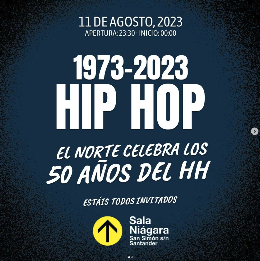 1973 2023 50 años de Hip Hop Santander Creativa