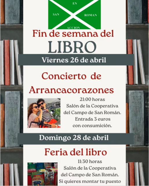 II Feria del libro de San Román de La Llanilla