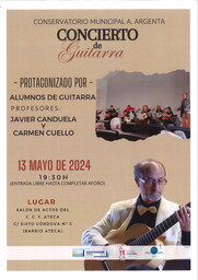Concierto de guitarra a cargo de alumnos del Conservatorio Ataúlfo Argenta