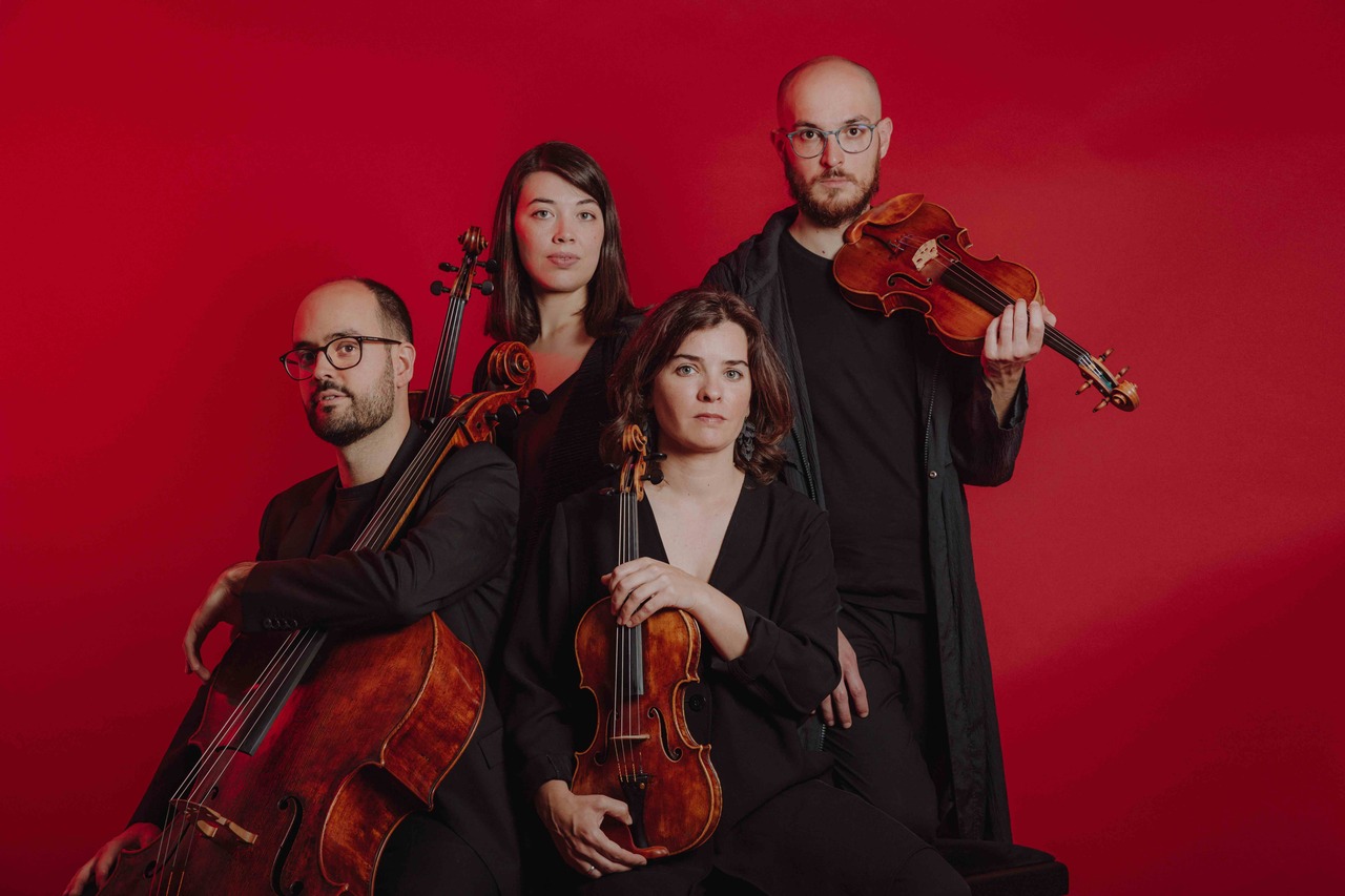 Cosmos Quartet. Noelia Rodiles, piano. Mariona Mateu, contrabajo