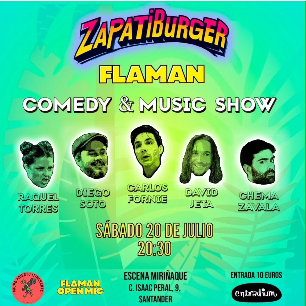 Zapatiburger Flaman Music & Comedy Show