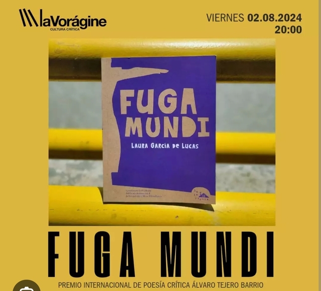 Presentación del poemario "Fuga Mundi", con Laura García de Lucas