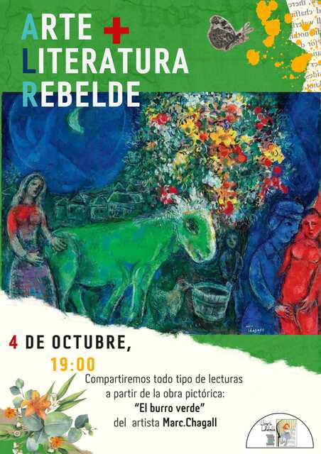 Arte y Literatura Rebelde: encuentro en torno a la pintura de Marc Chagal "El burro verde"