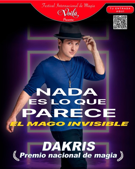 "Nada es lo que parece", show del Mago Dakris