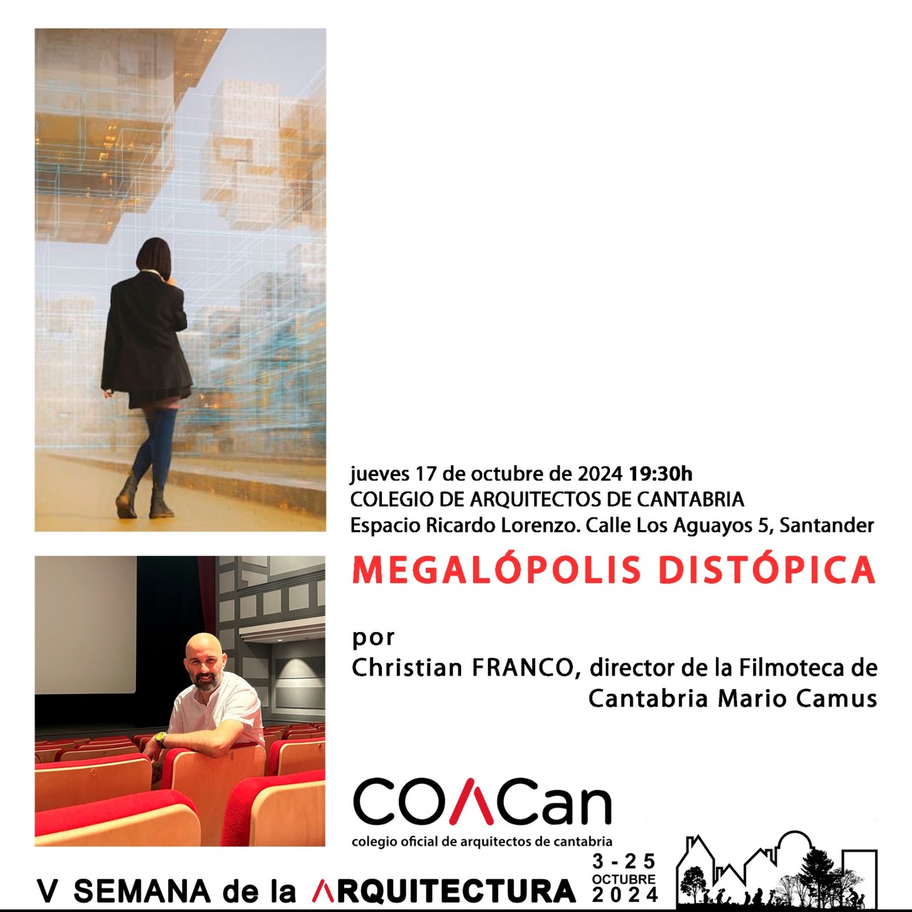 "Megalópolis distópica", charla de Christian Franco