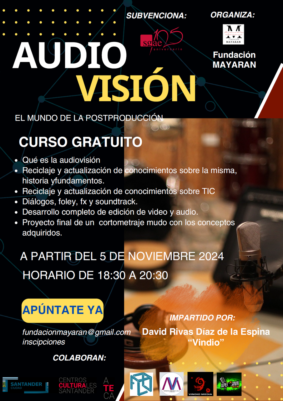 Curso gratuito de "Audiovisión"