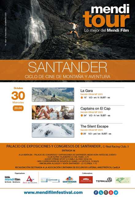 Mendi Tour Santander, ciclo de Cine de Deporte Extremo y Aventura