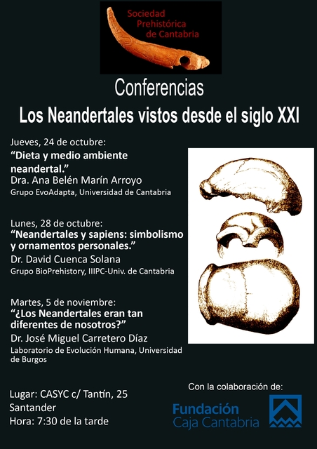 "Neandertales y sapiens: simbolismo y ornamentos personales", por David Cuenca