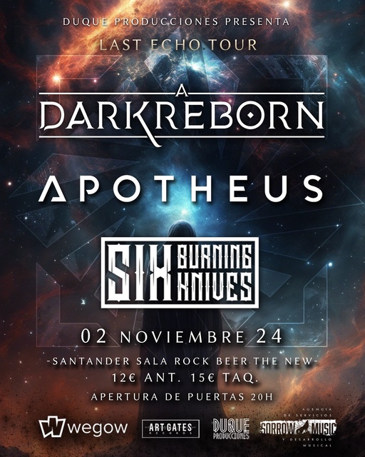 A Dark Reborn junto a Apotheus y Six Burning Knives