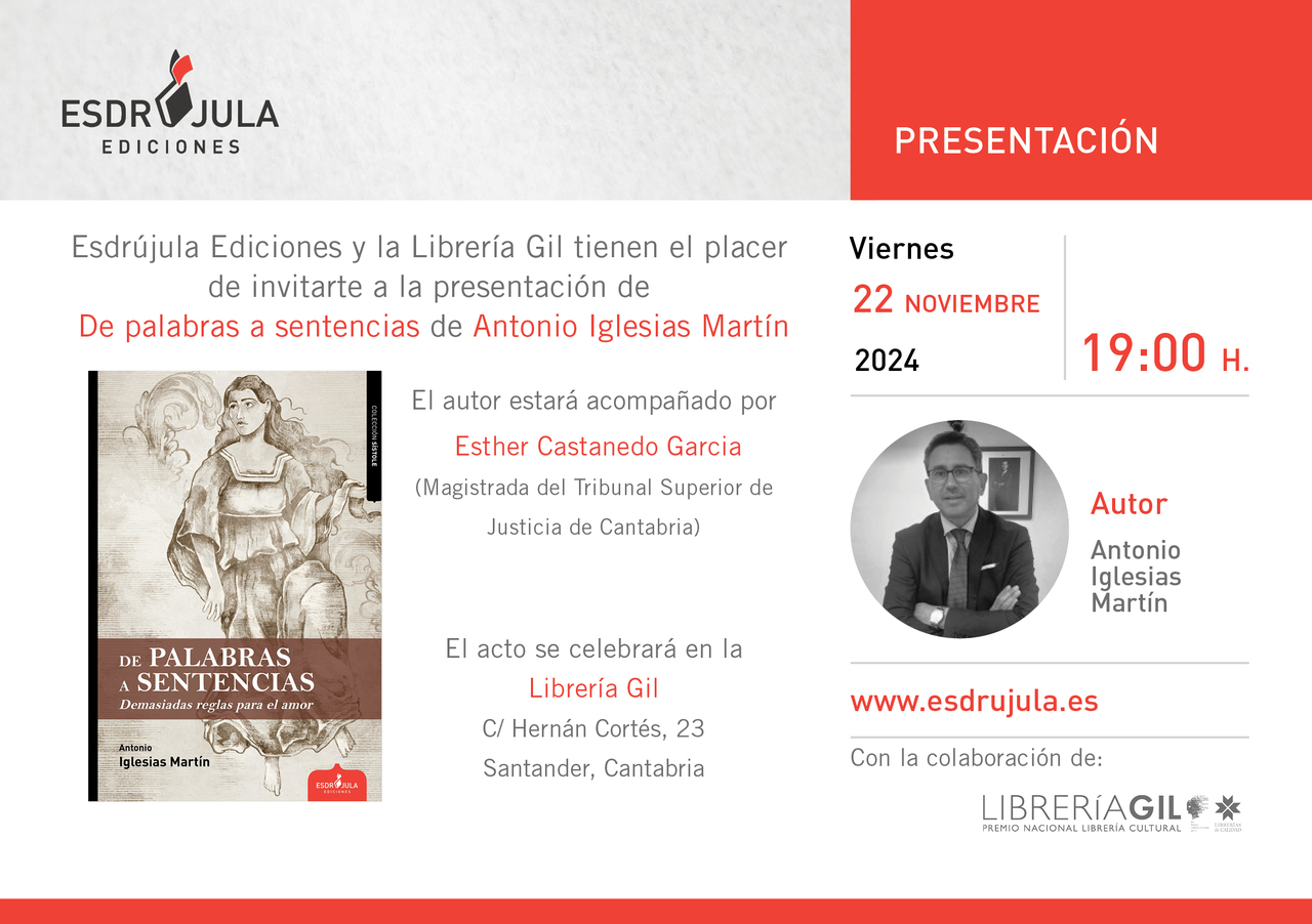 Presentación del libro "De palabras a sentencias", de Antonio Iglesias Martín