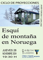 "Esquí de montaña en Noruega", proyección en el Club Tajahierro