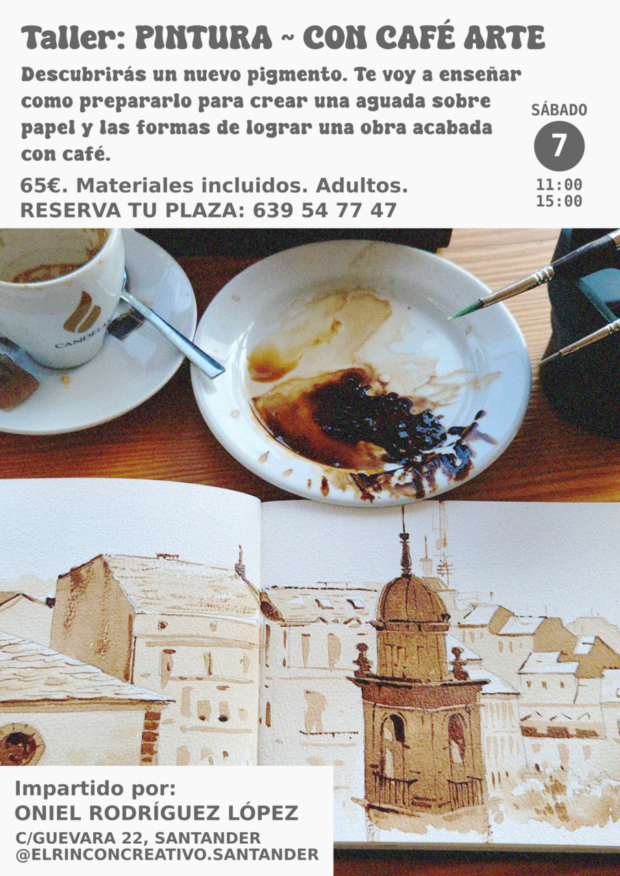 Taller: Pintura con Café Arte