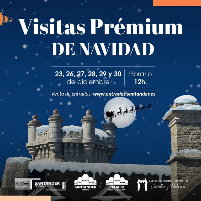 Visitas prémium de Navidad al Palacio de la Magdalena 