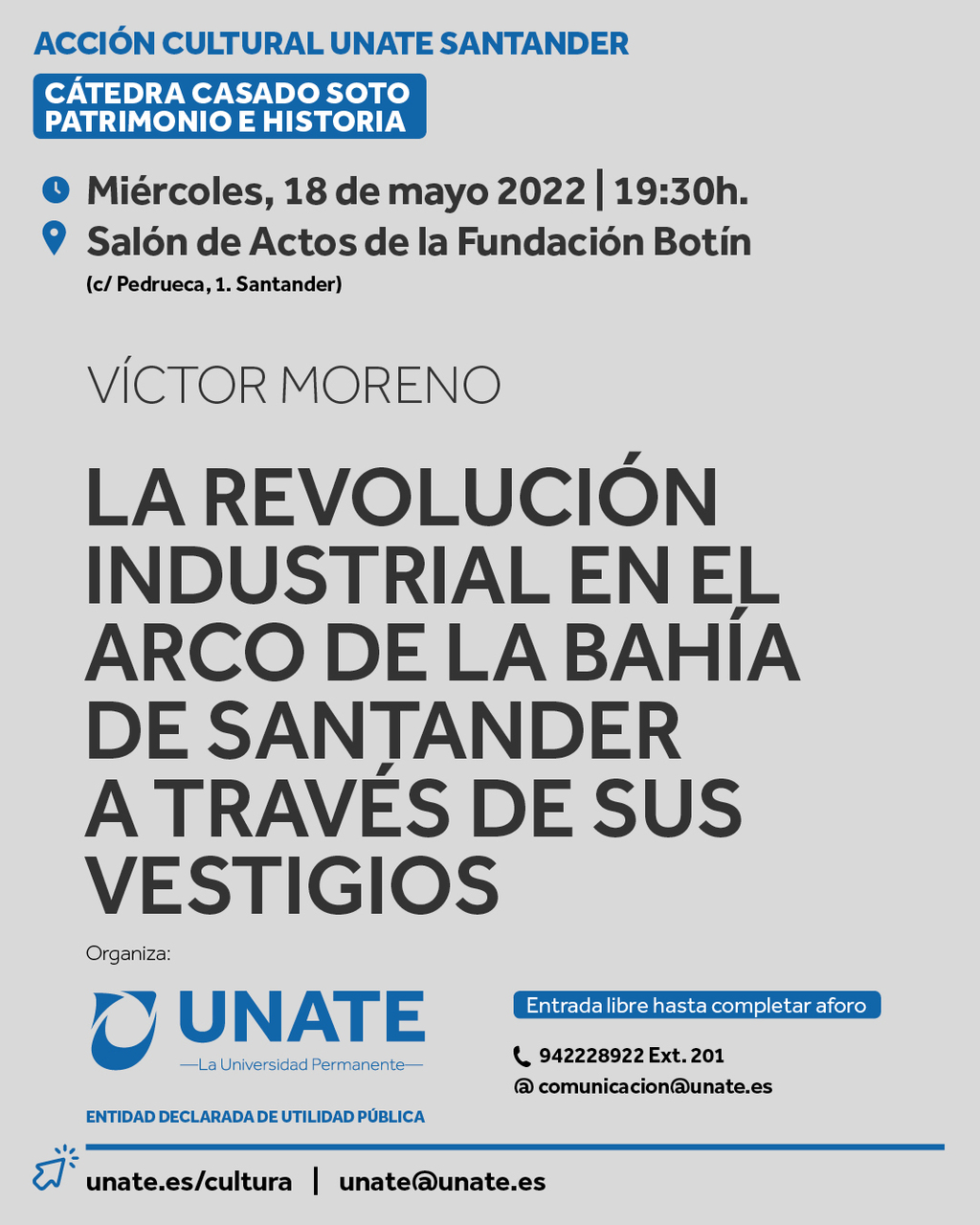 "La Revolución Industrial en el arco de la Bahía de Santander a través de sus vestigios", por Víctor Moreno