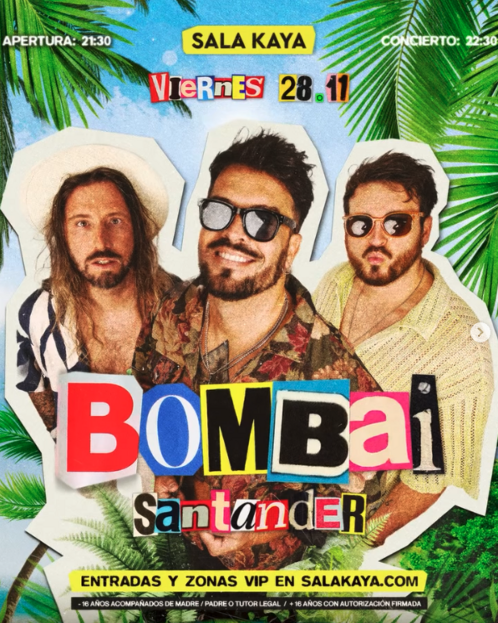 Bombai aterriza en Santander