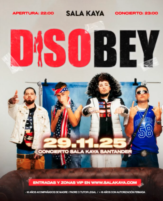 Disobey en concierto
