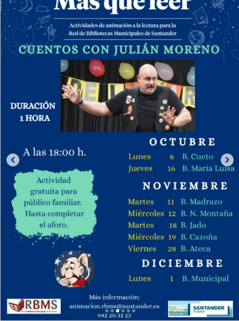 Cuentos con Julián Moreno
