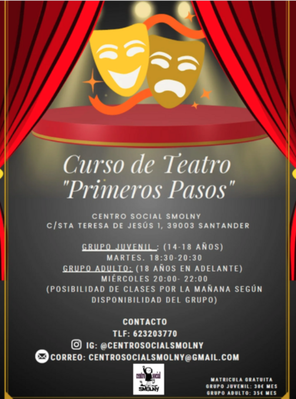 Curso de Teatro "Primeros pasos"