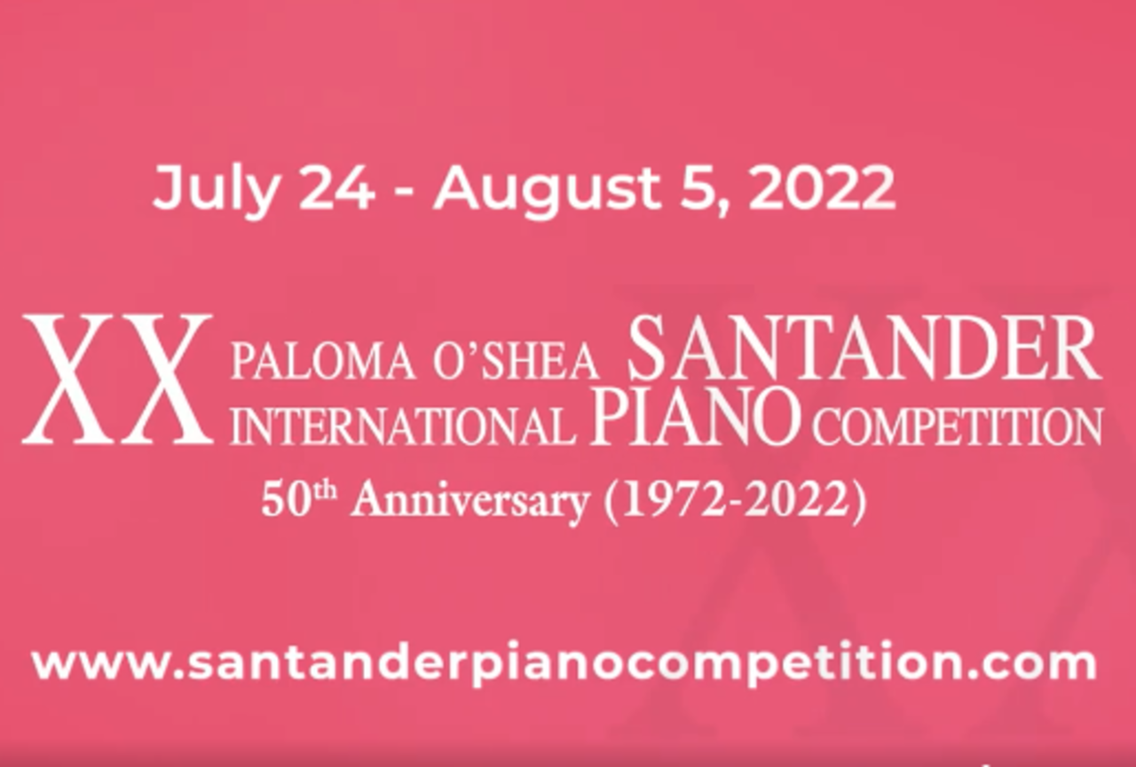 XX Concurso Internacional de Piano de Santander Paloma O'Shea. Acto Inaugural