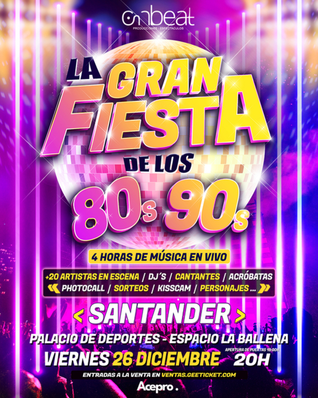 La Gran Fiesta de los 80’s y 90’s