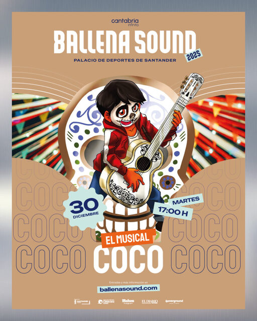 El espectáculo familiar “Coco, el musical” cierra el ciclo "Ballena Sound