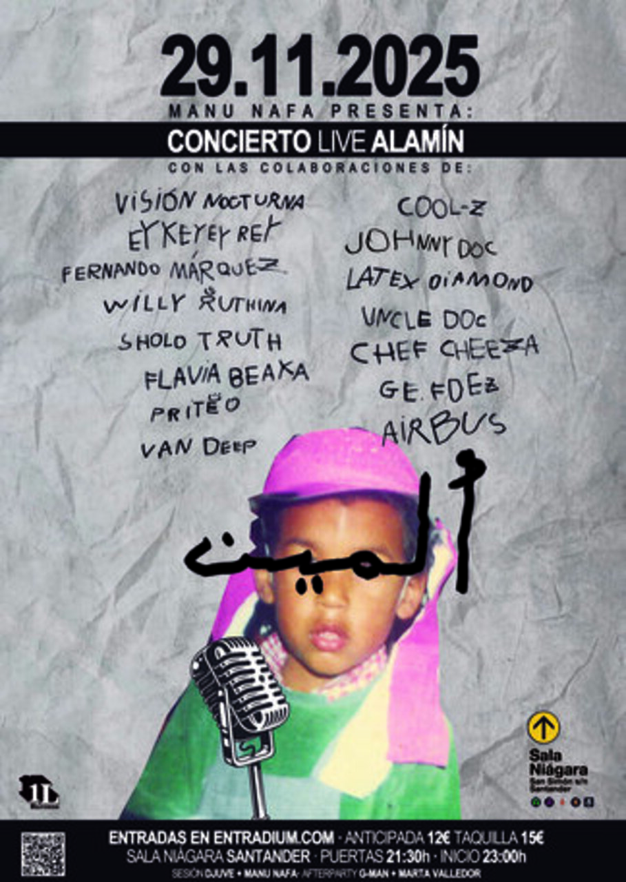 Manu Nafa en concierto presentando "Alamín"