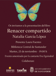 Presentación del libro "Renacer compartido", de Natalia García
