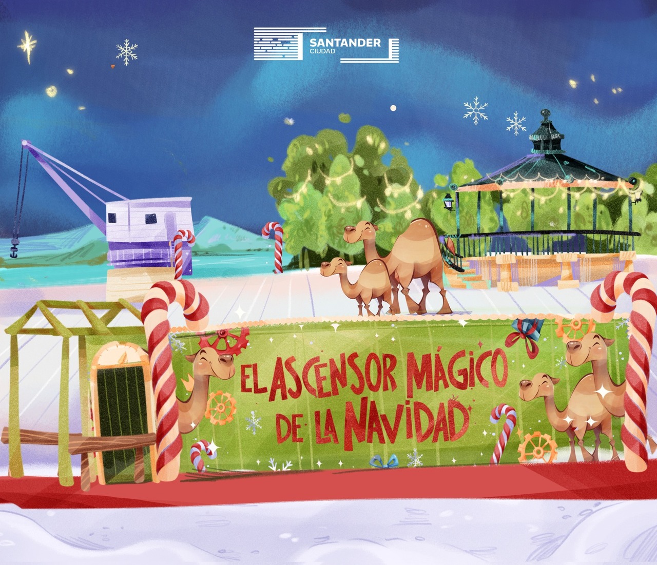 Sube al Ascensor Mágico de la Navidad