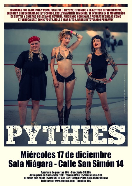 Las parisinas Pythies presentan en directo "Disillusion"