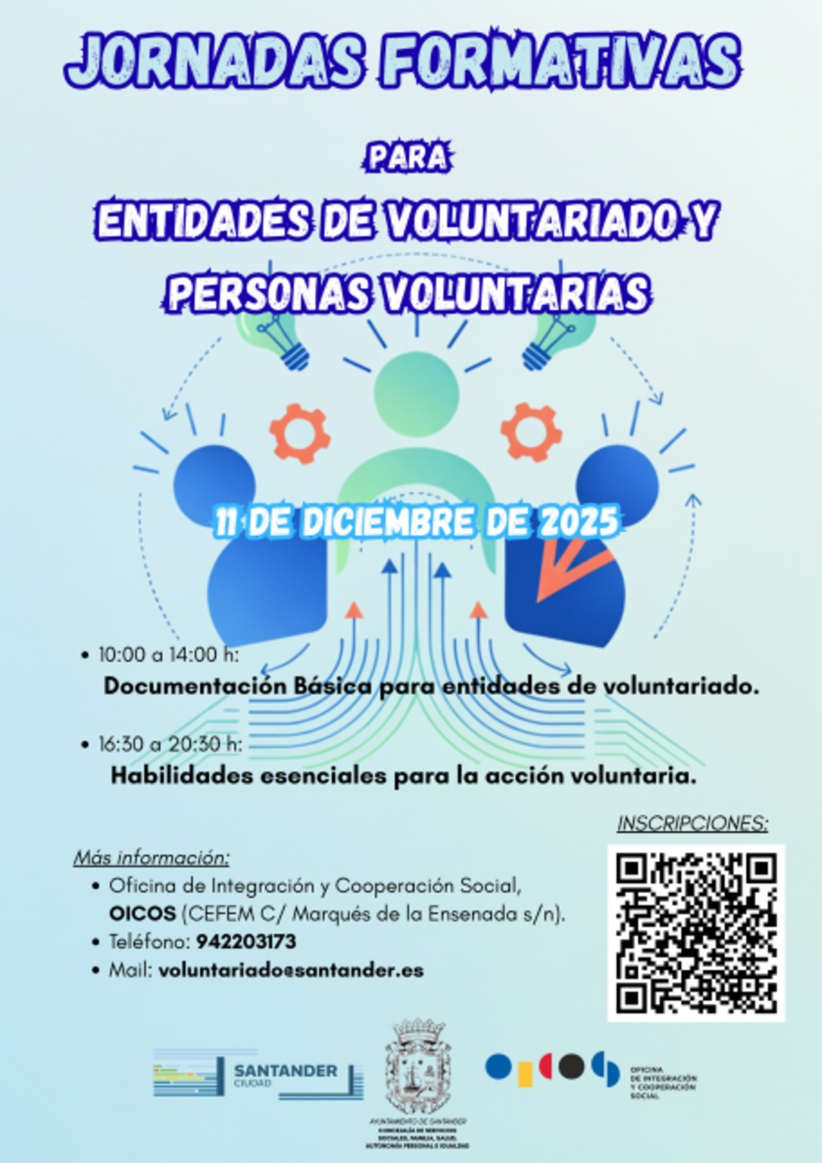 Jornadas formativas para entidades de voluntariado y personas voluntarias