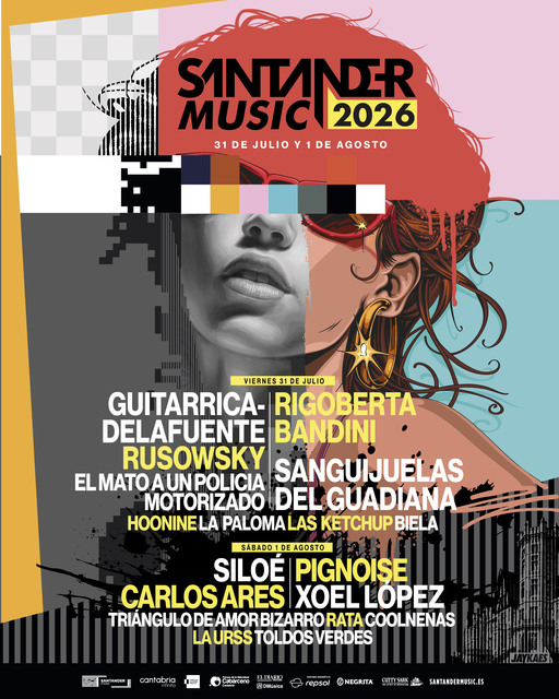 Santander Music 2026: Guitarricadelafuente, Rigoberta Bandini, Rusowsky y Siloé