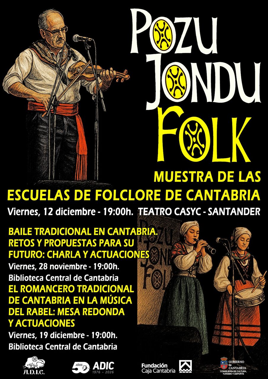 Festival Pozu Jondu Folk. Muestra de Adultos de las Escuelas de Folclore de Cantabria