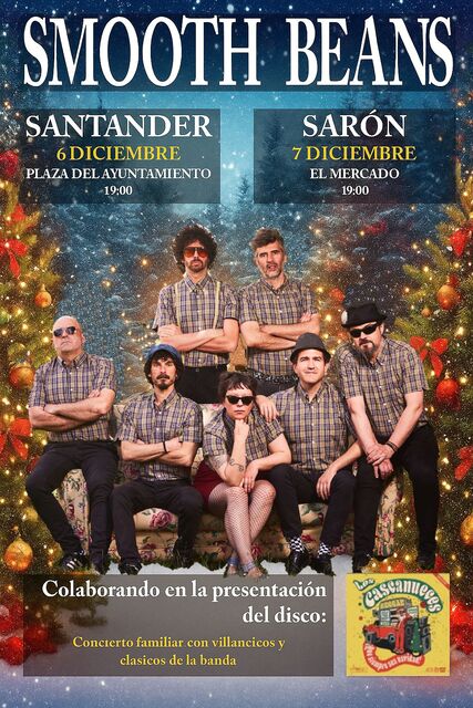 Smooth Beans en la presentación del CD de villancicos de Los Cascanueces