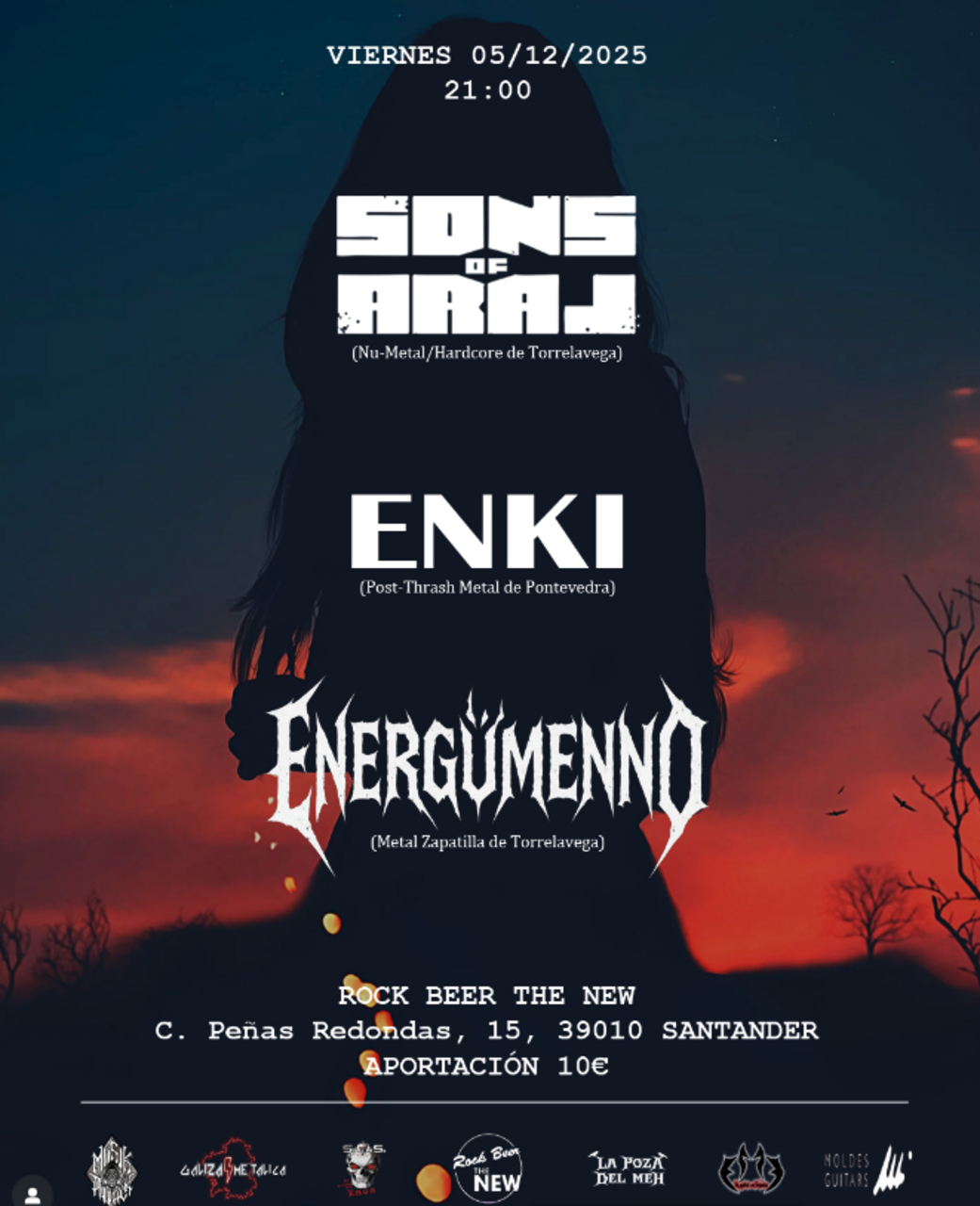 Sons of Aral, Enki y Energumenno en concierto
