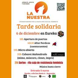 Tarde solidaria en apoyo de La Nuestra
