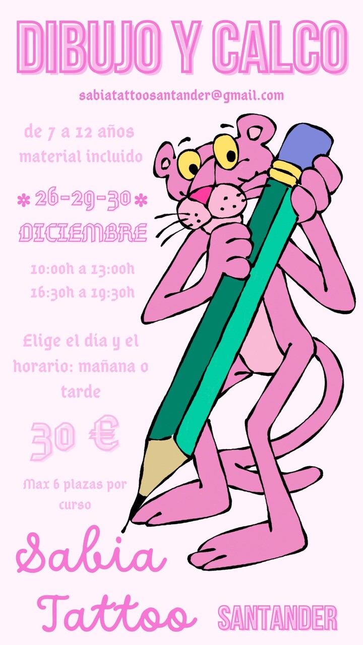 Taller "Dibujo y Calco", para acercar el mundo del tatuaje a los más pequeños