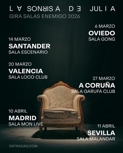 La Sonrisa de Julia vuelve con "Enemigo", su séptimo álbum