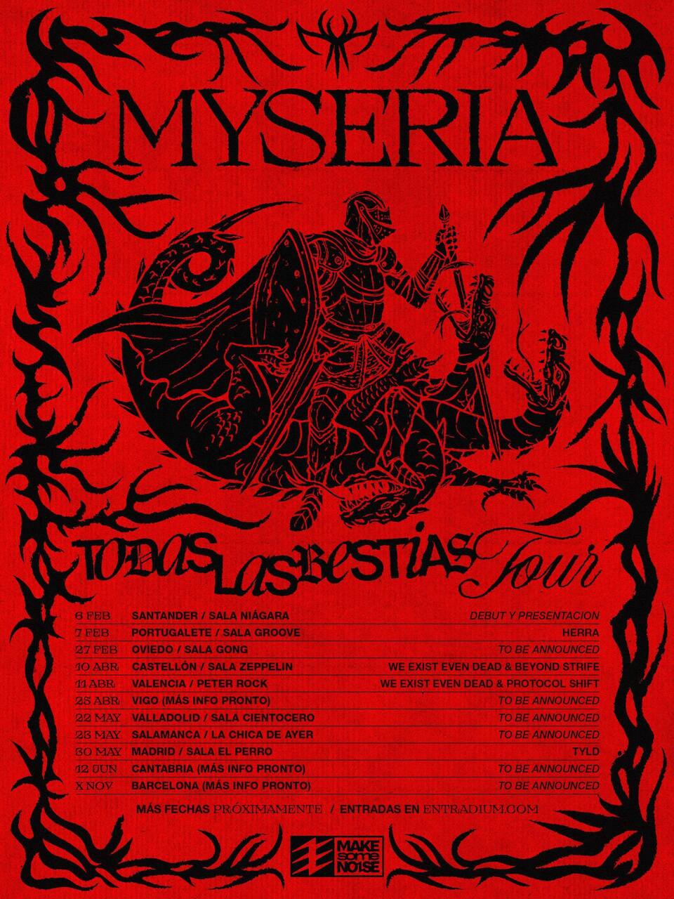 Myseria presenta en concierto su álbum debut “Todas las Bestias”