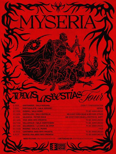 Myseria presenta en concierto su álbum debut “Todas las Bestias”
