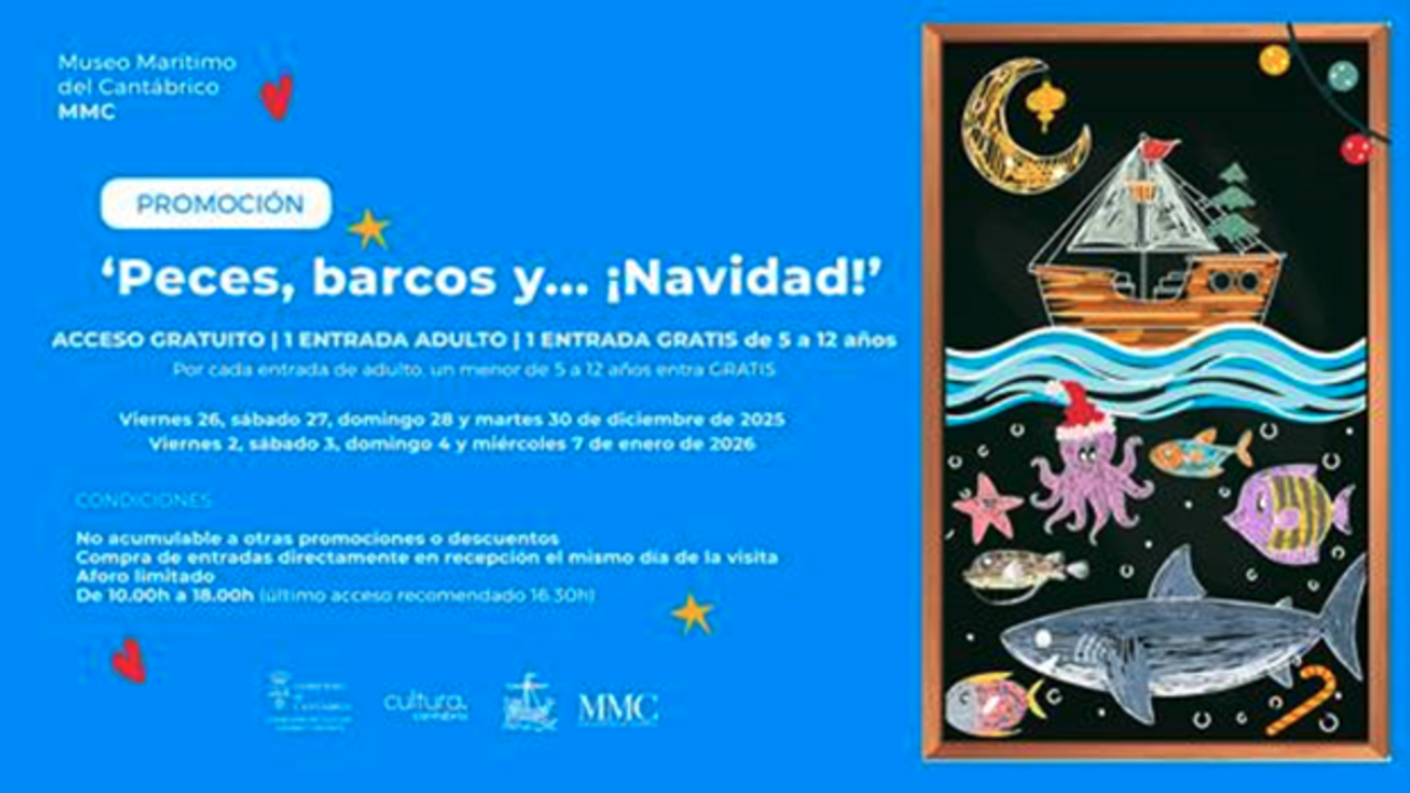 "Peces, barcos y...Navidad", en el Museo Marítimo