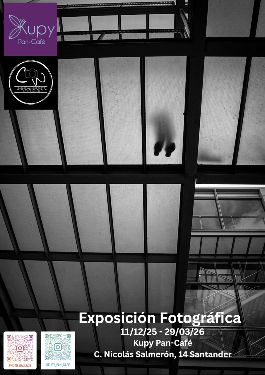 Exposición de fotografía en blanco y negro de Carlos Wallace