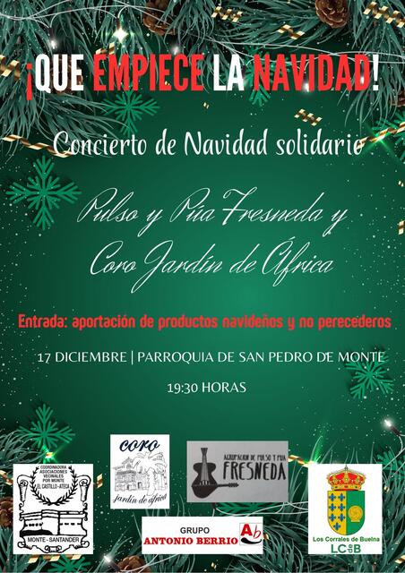 Concierto solidario de Navidad