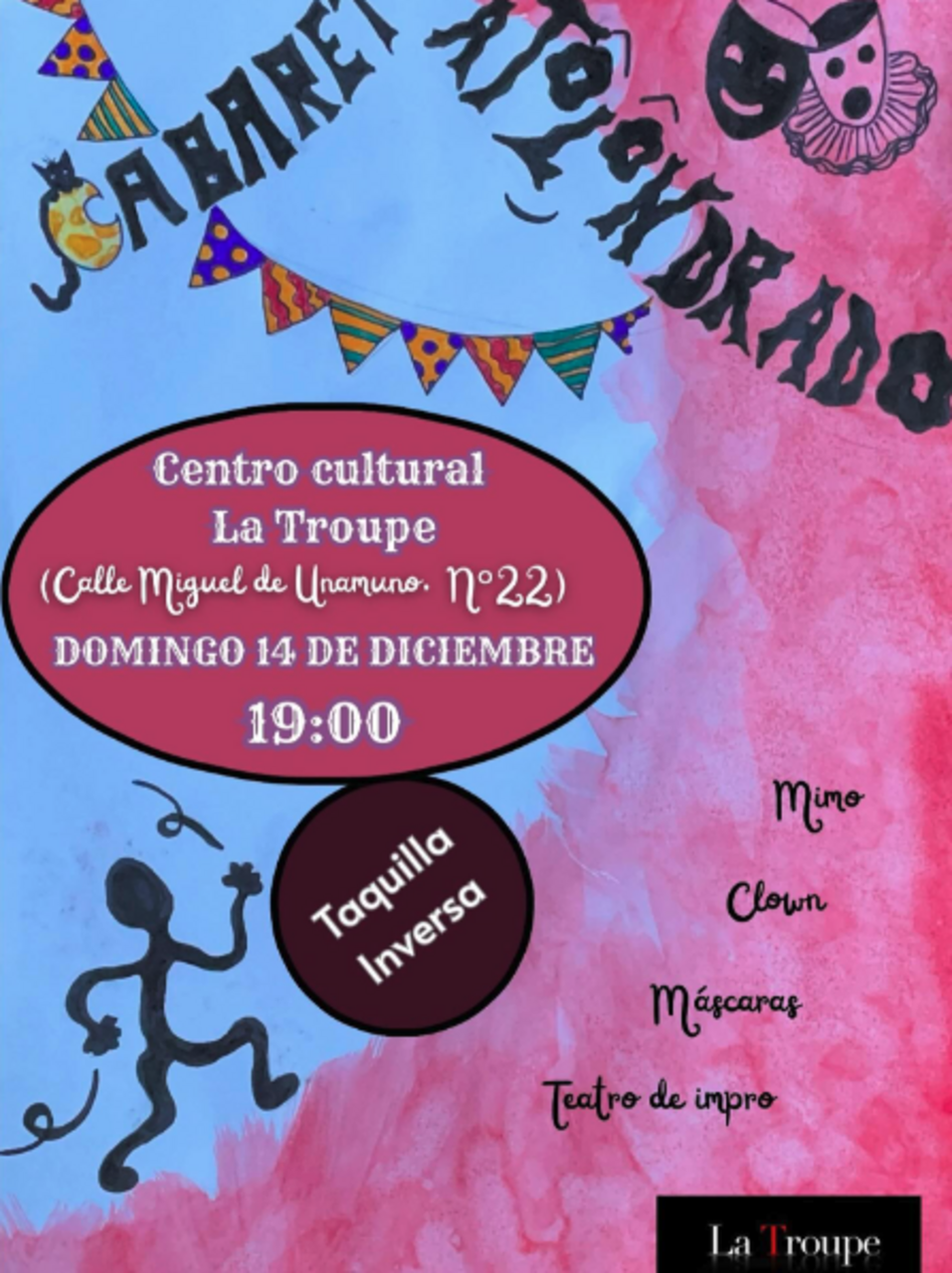 El "Cabaret Atolondrado" llega a La Troupe