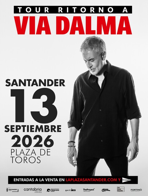Sergio Dalma en La Plaza 2026. Gira “Ritorno a Vía Dalma”