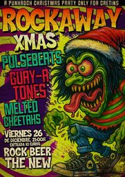 Rockaway Xmas: The Pulsebeats, Guay-A Tones y Melted Cheetahs
