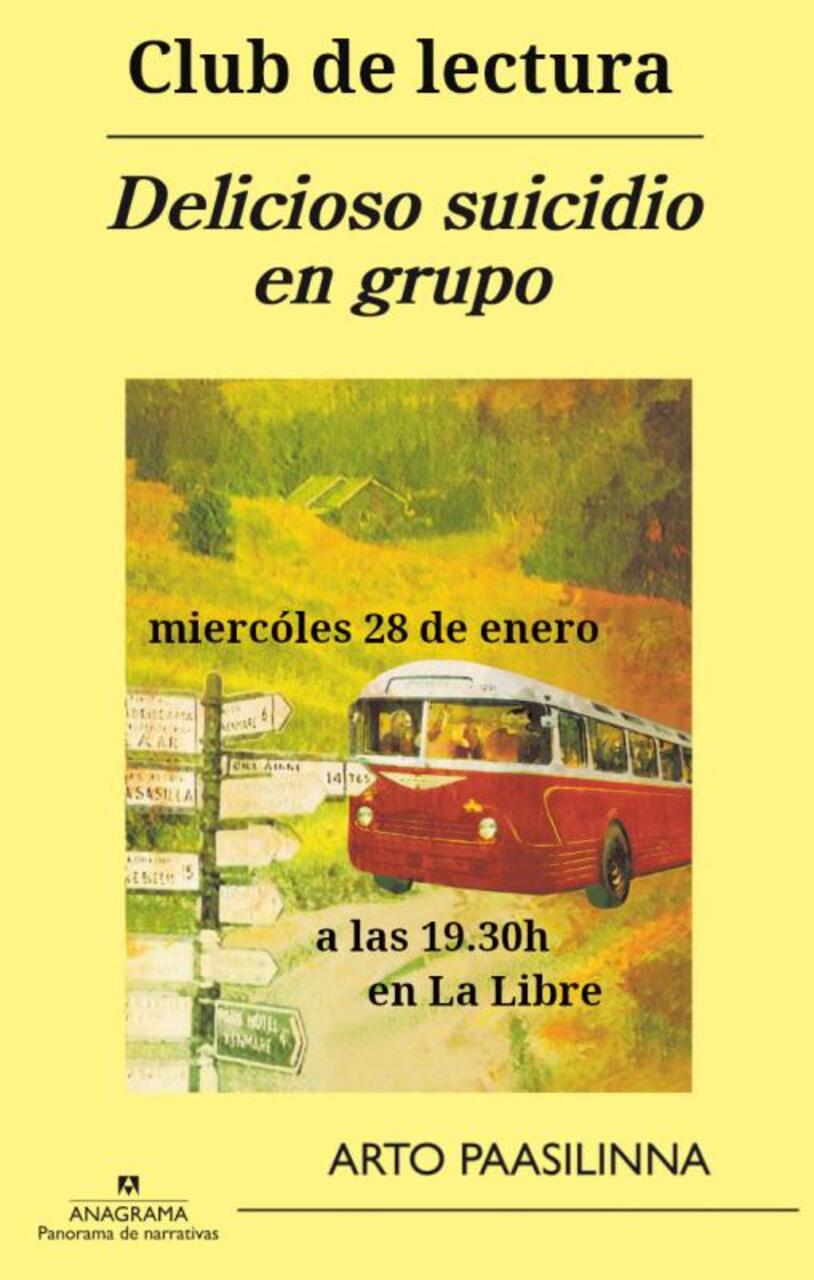 Club de lectura de La Libre en torno al libro "Delicioso suicidio en grupo", de Arto Paasilinna