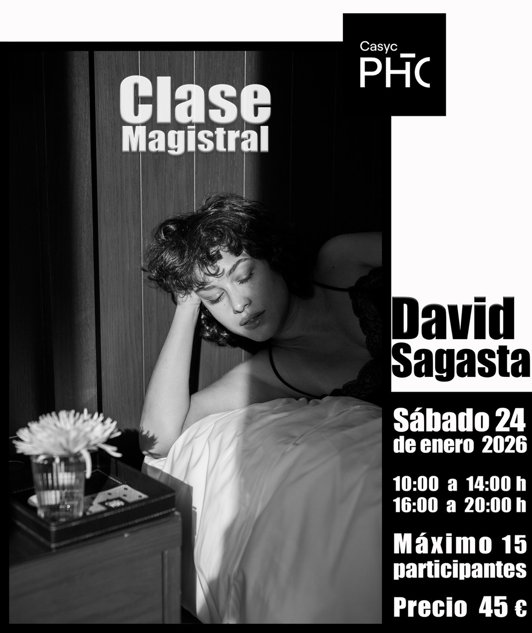 "Retrato: antes, durante y después". Clase magistral con David Sagasta